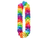 Hawaiian flower lei satin, multicolored