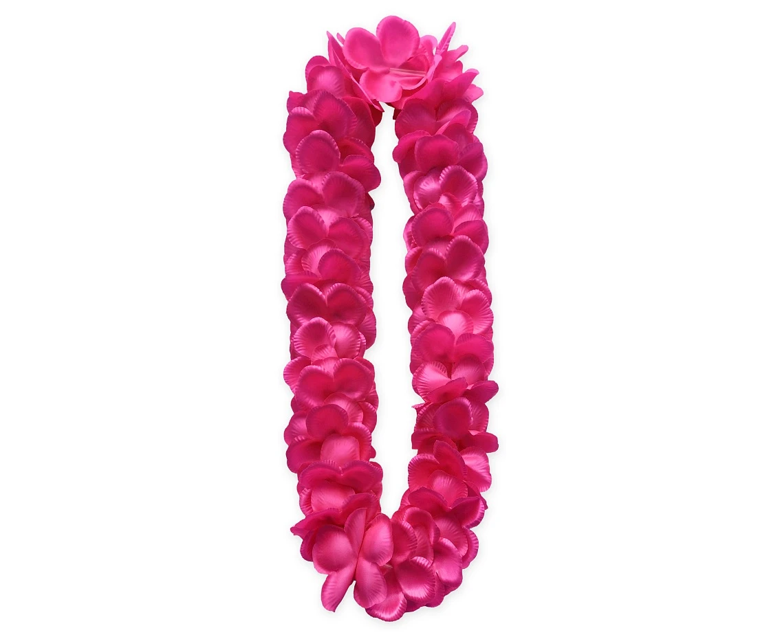 Hawaiian flower lei satin, pink