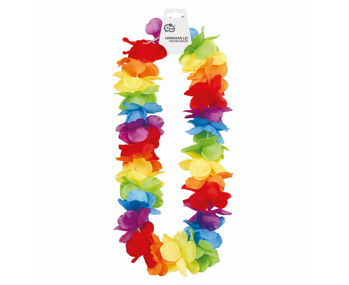 Hawaiian flower lei, multicolor