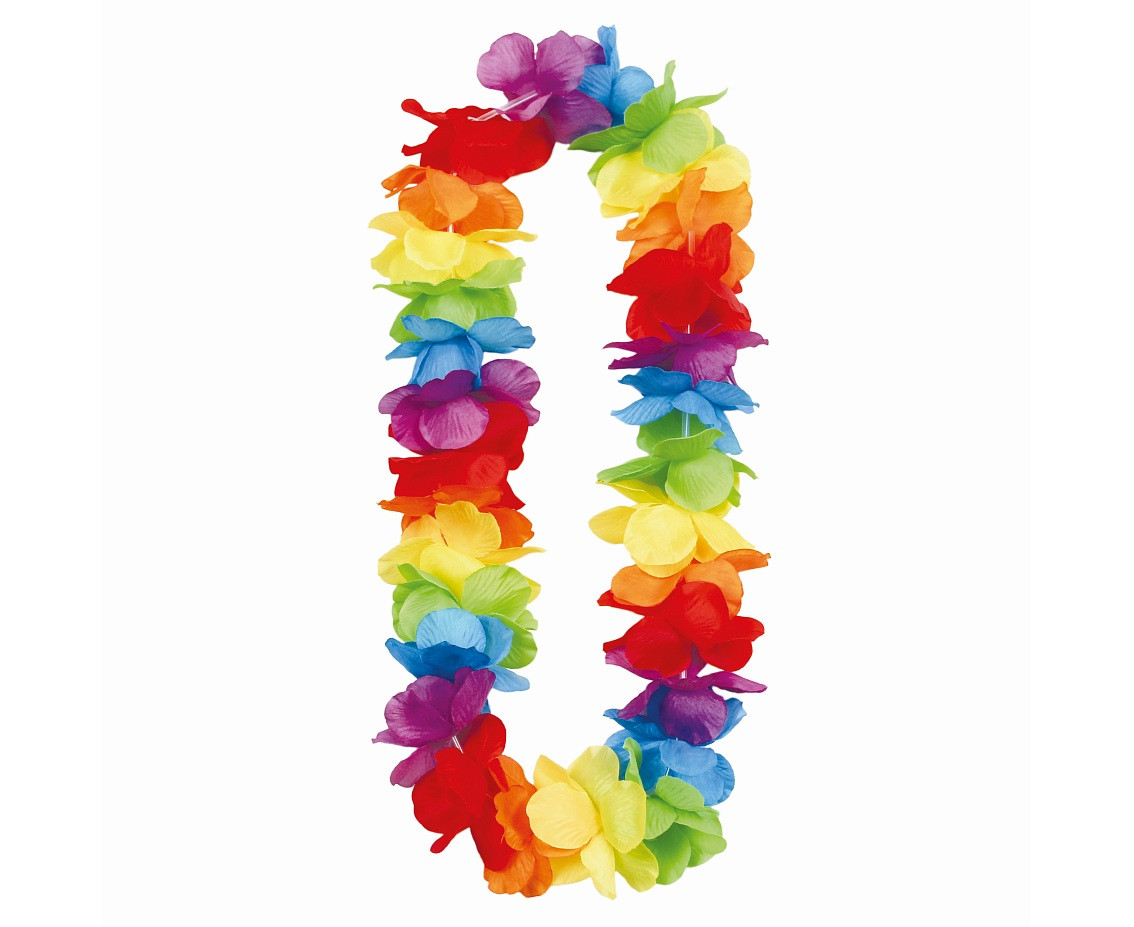 Hawaiian flower lei, multicolor