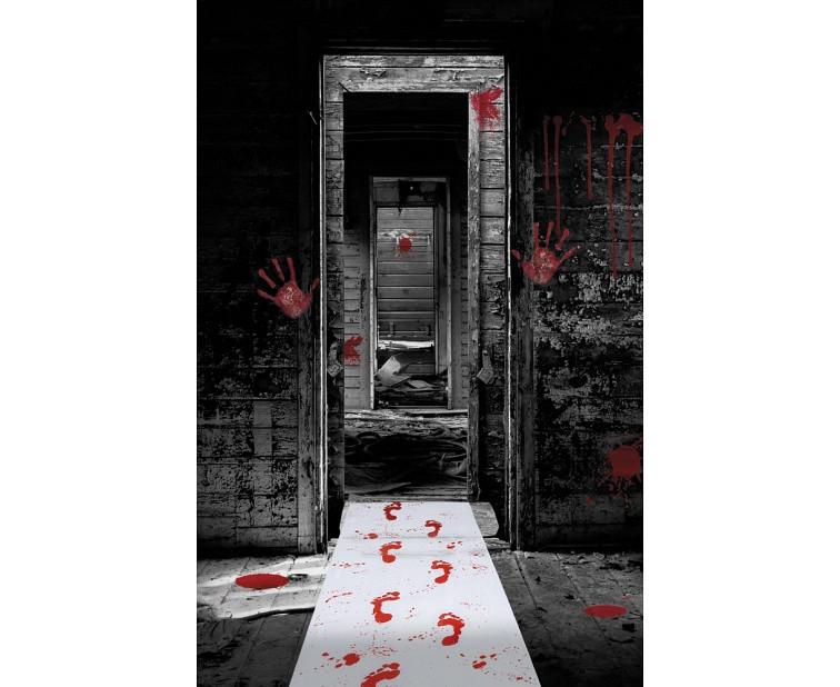 Blood Prints carpet, 450 x 60 cm