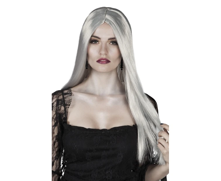Witch wig, grey