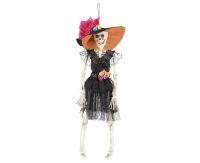 Hanging decoration Mrs. Skeleton, 40 cm