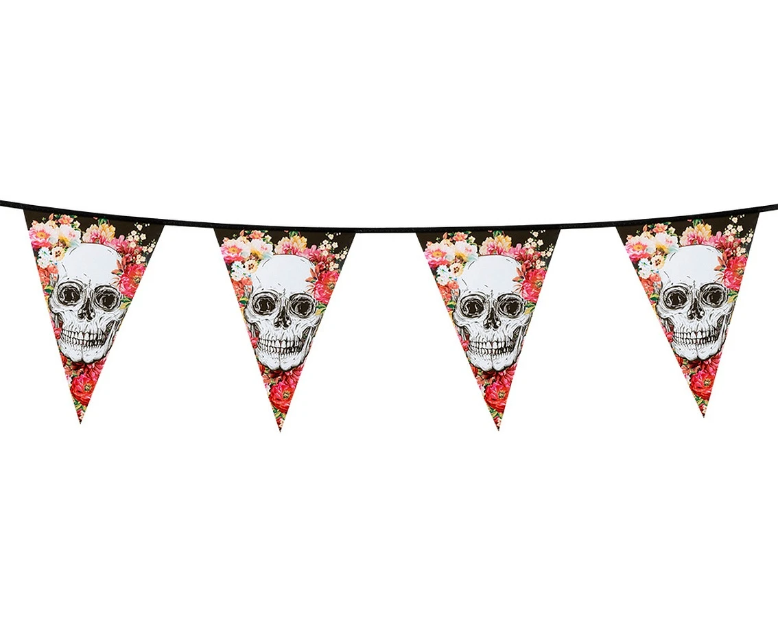 Day of Dead bunting, 6 m