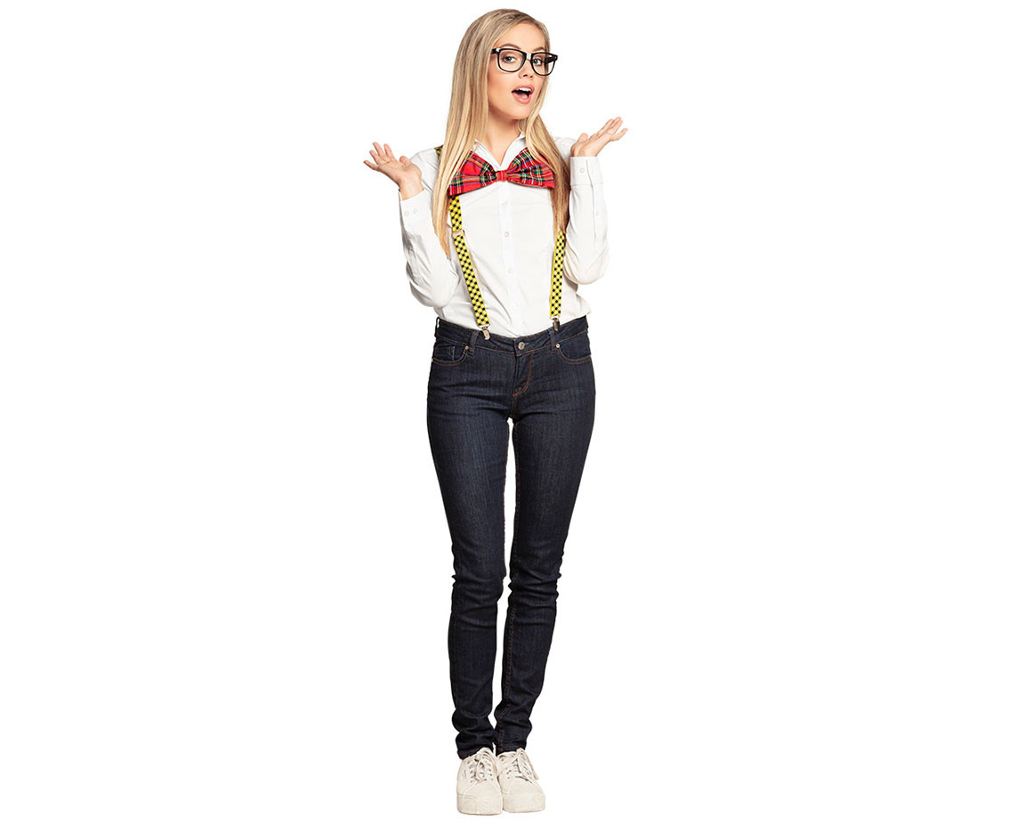 Nerd Kit (glasses, bow-tie, braces)