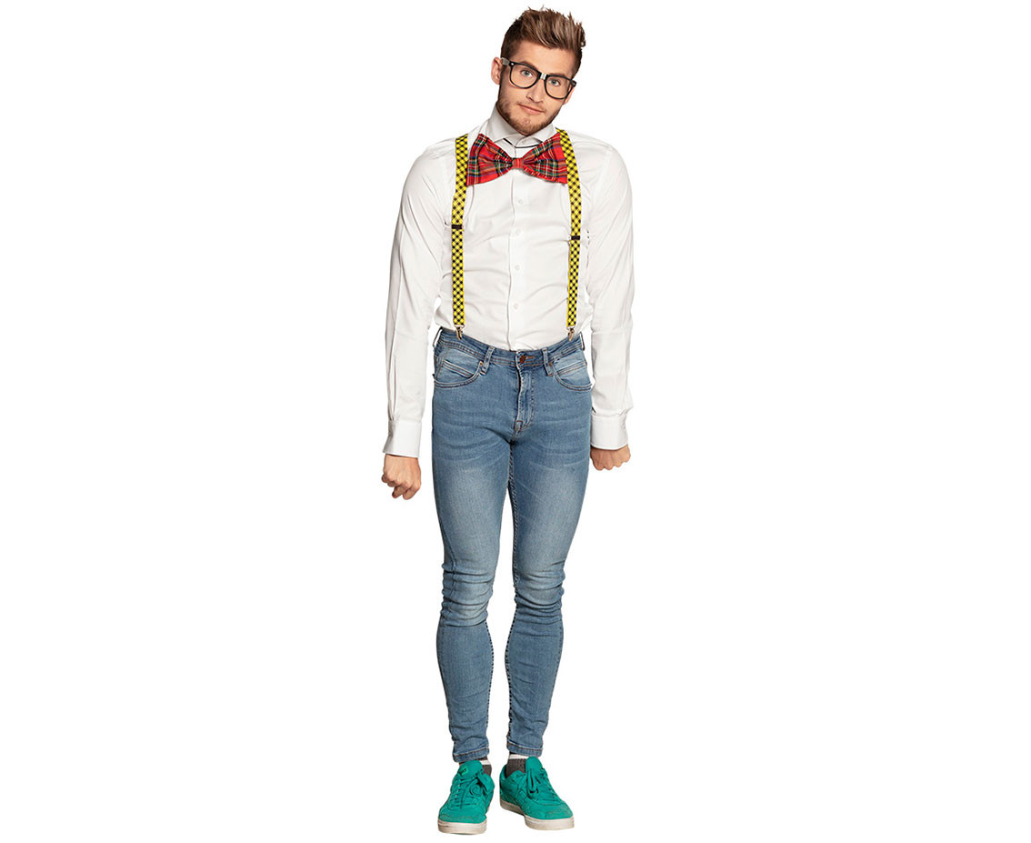 Nerd Kit (glasses, bow-tie, braces)
