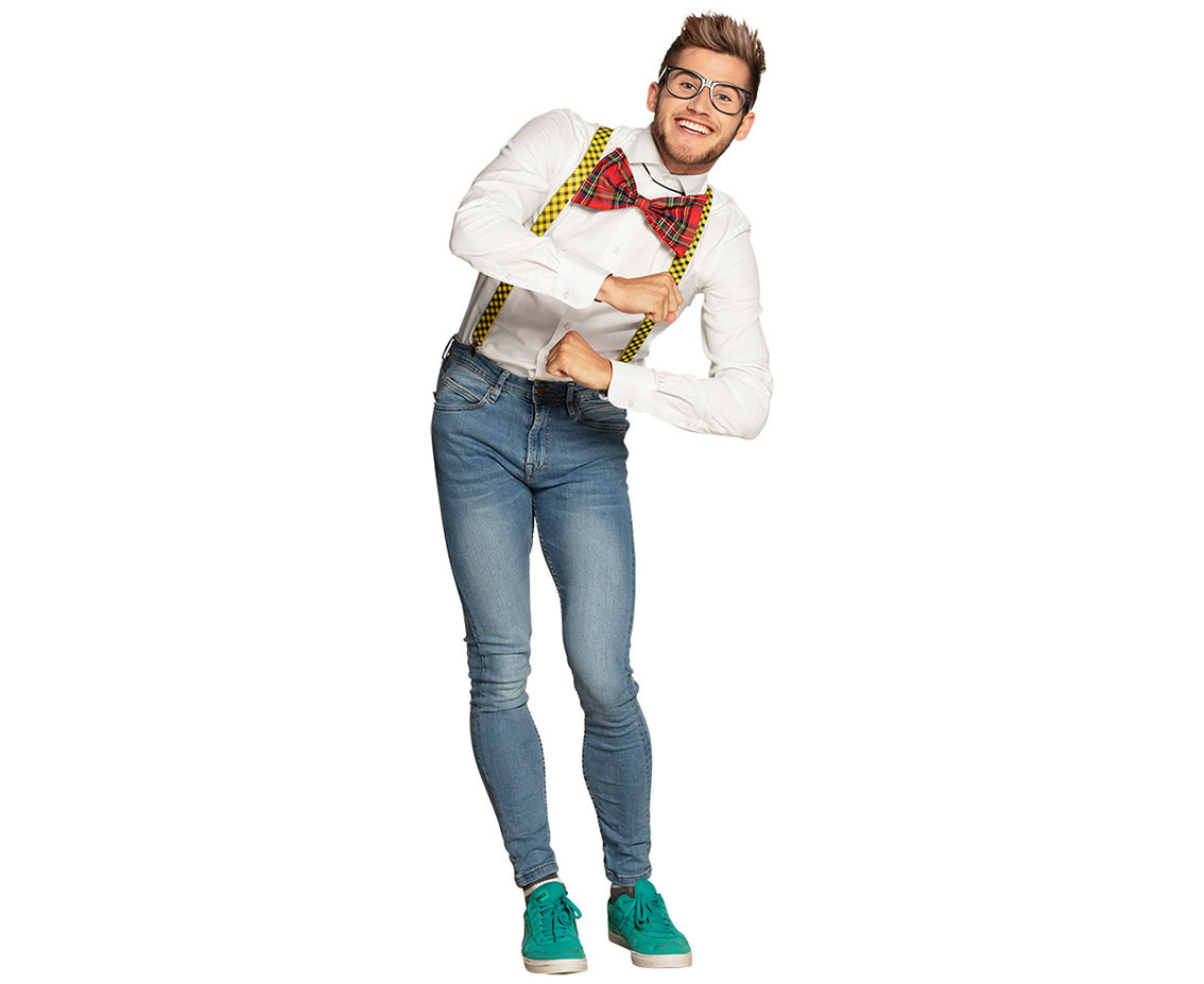 Nerd Kit (glasses, bow-tie, braces)