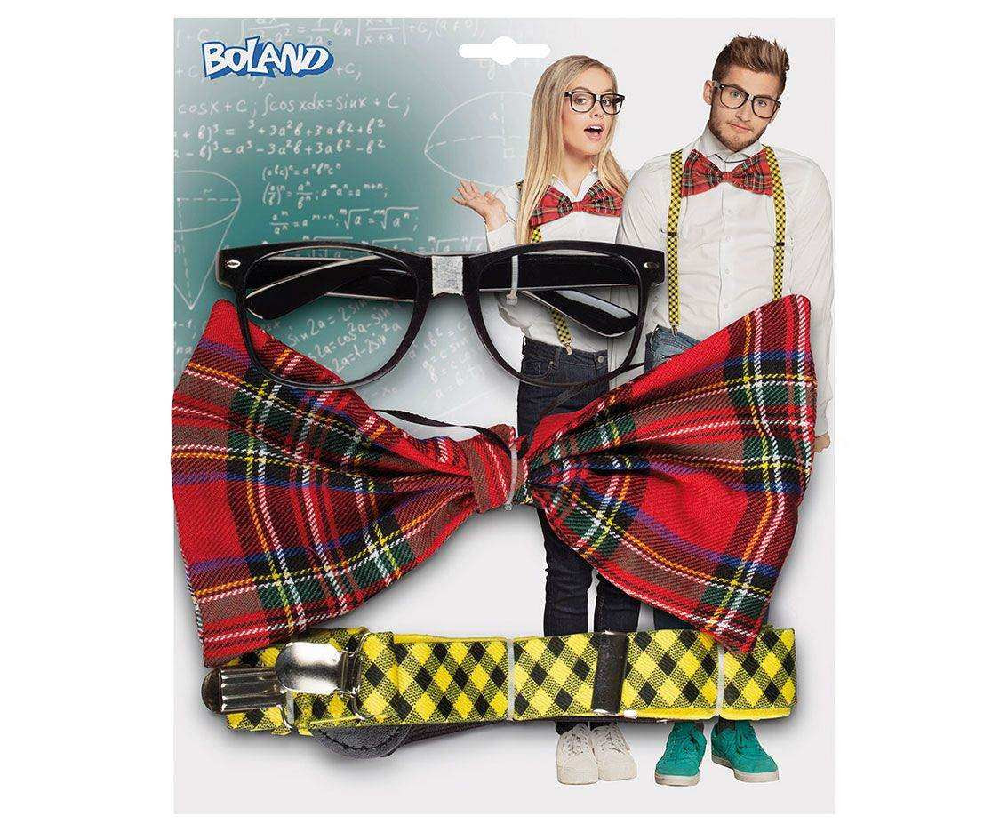 Nerd Kit (glasses, bow-tie, braces)