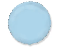 Foil balloon 18" FX round, powder blue