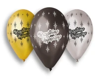 Balloons Gemar 13", pastel premium helium wszystkiego najlepszego, 5pcs