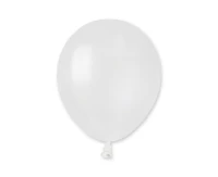 Balloons Gemar 5", metallic pearl-white, 100pcs