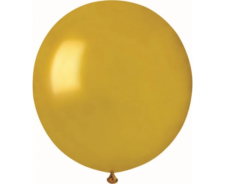 Balloons gemar 19", metallic gold, 50pcs EOL
