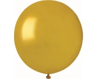 Balloons gemar 19", metallic gold, 50pcs EOL