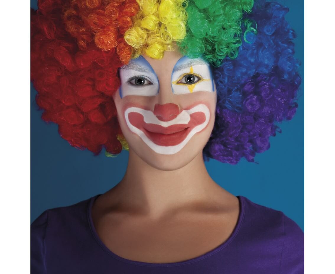 Clown face paint (4 jars, applicator)