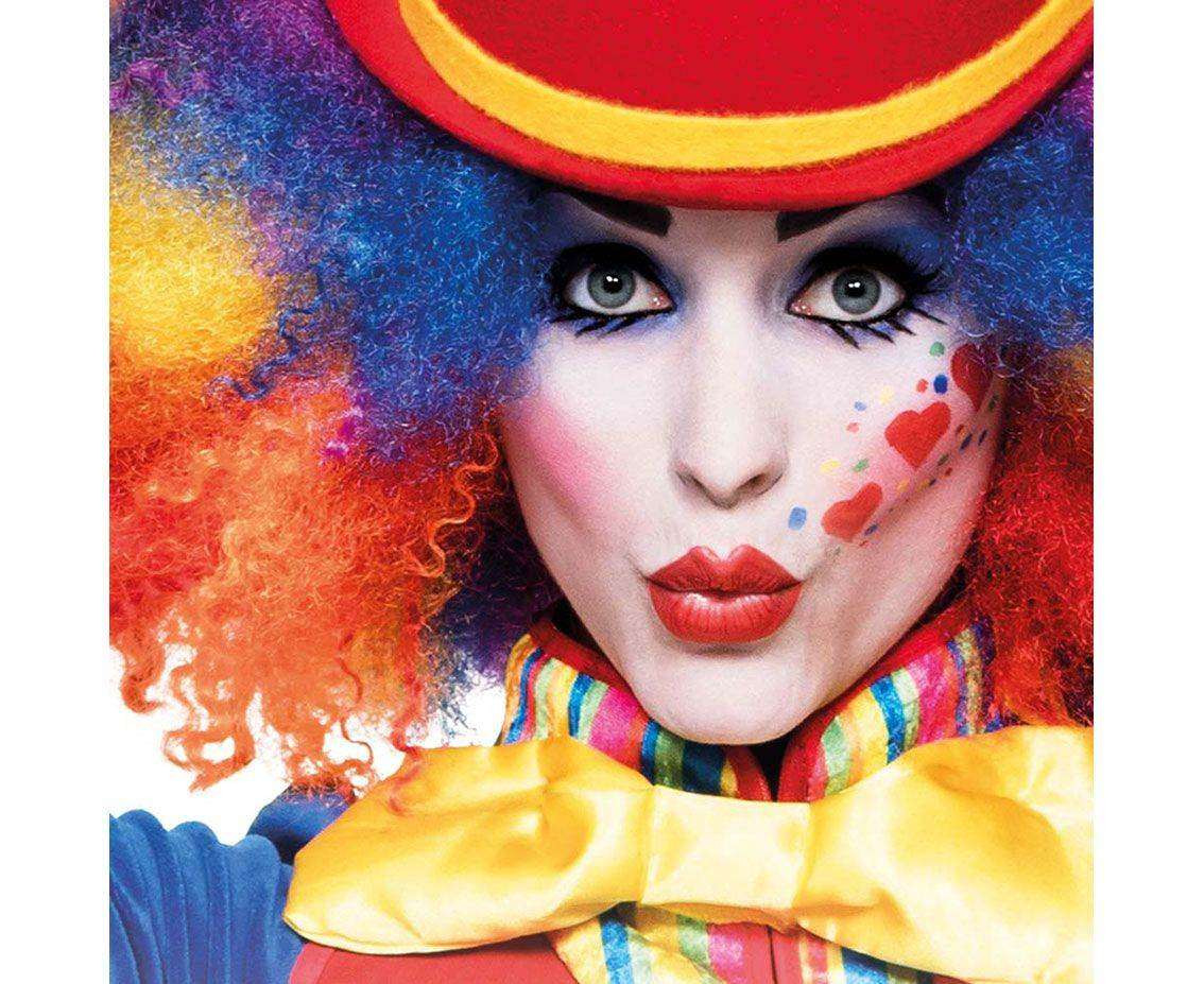 Clown face paint (4 jars, applicator)