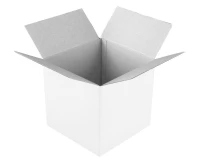 Cardboard box 65 x 65 x 65 cm, white, 1 pc