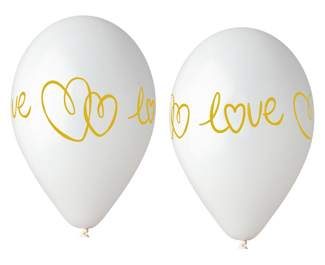 Balloons Gemar 13", pastel premium helium balloons love, 5pcs