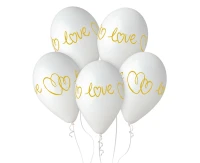 Balloons Gemar 13", pastel premium helium balloons love, 5pcs