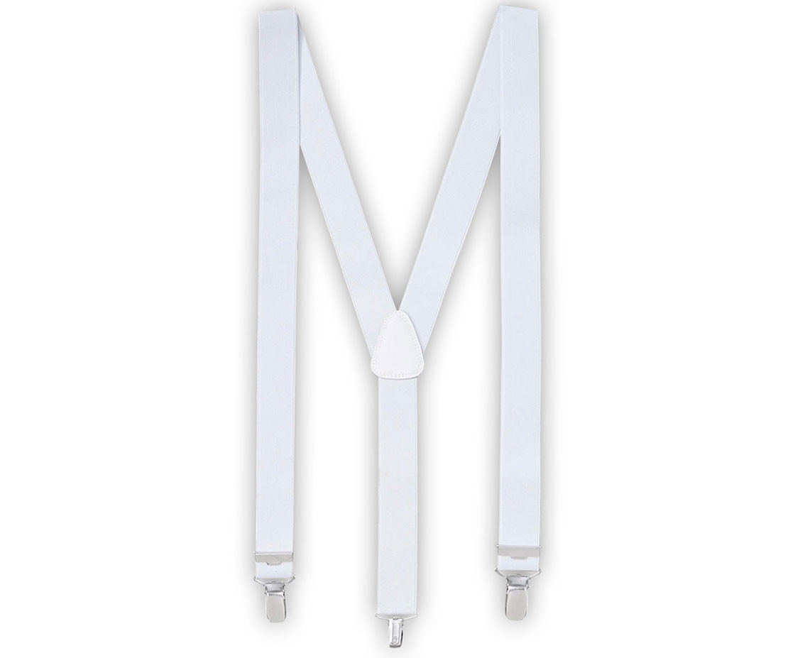 Suspenders white