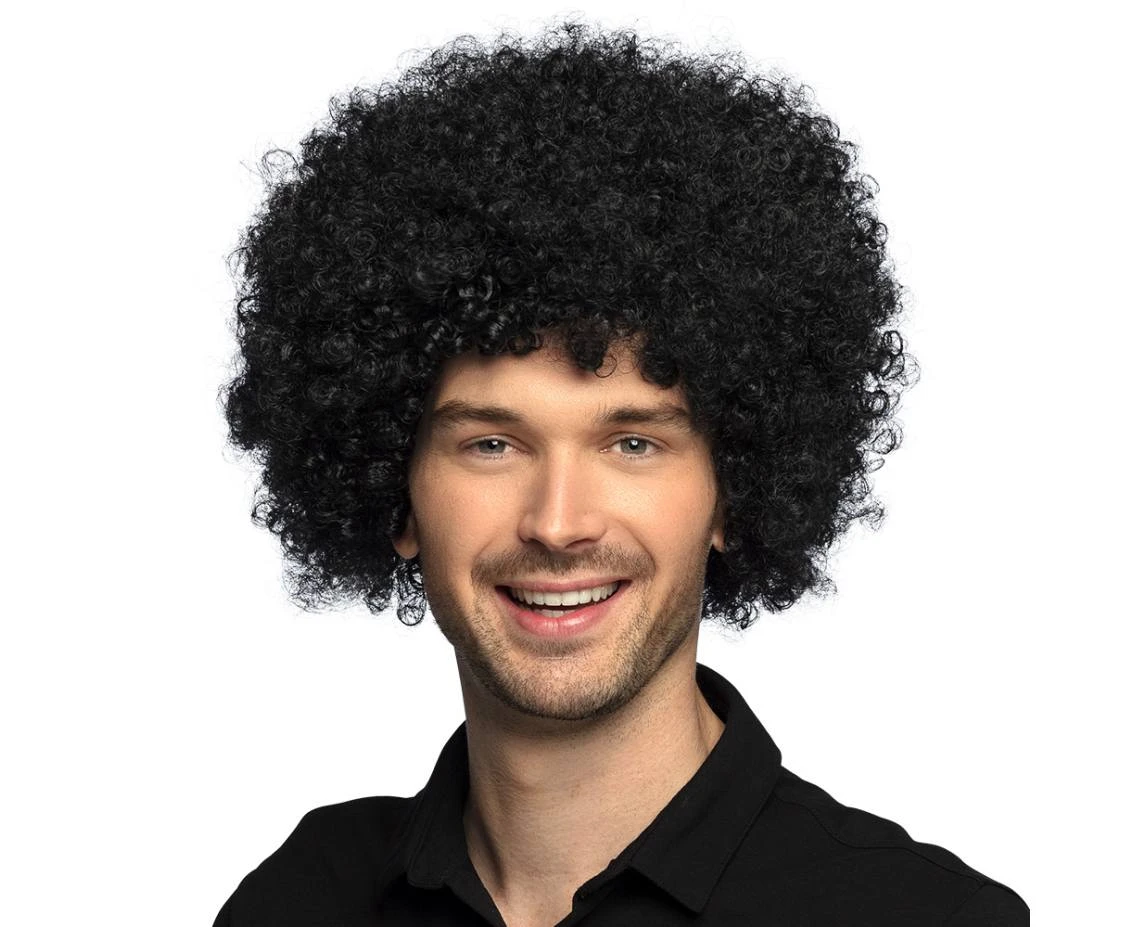 Wig Afro, black