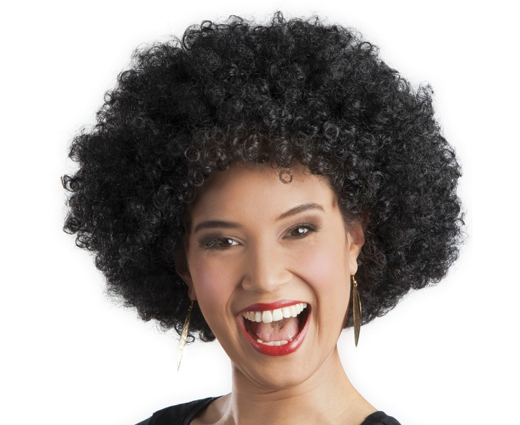 Wig Afro, black