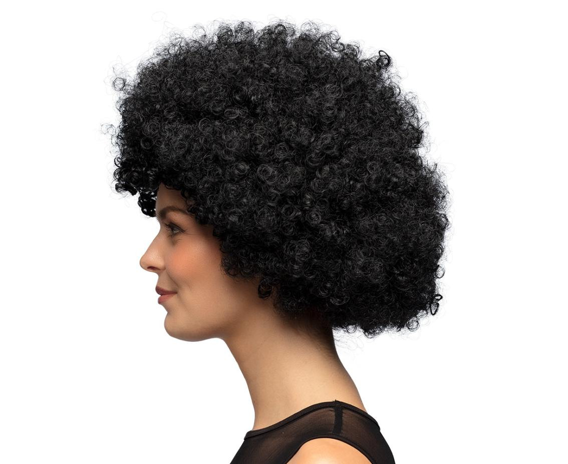 Wig Afro, black