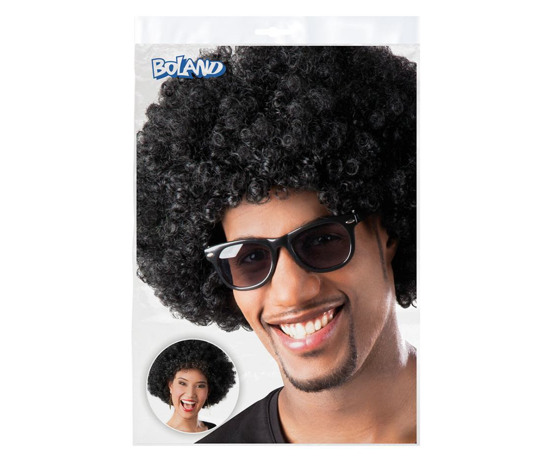 Wig Afro, black