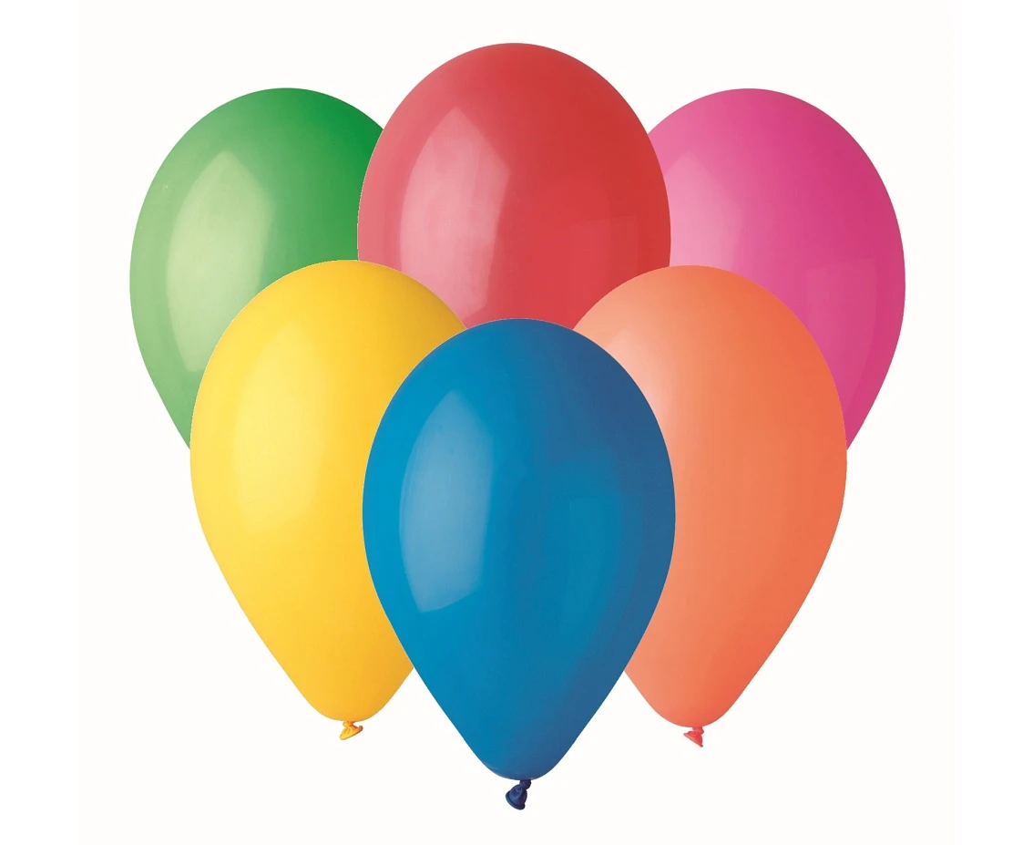 Balloons A80 9", pastel colours assorted / 25 pcs.