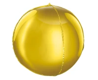 Foil Balloon 16" Sphere-Shape Gold