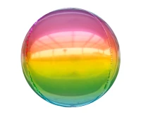 Foil Balloon 16" Sphere-Shape Rainbow EOL
