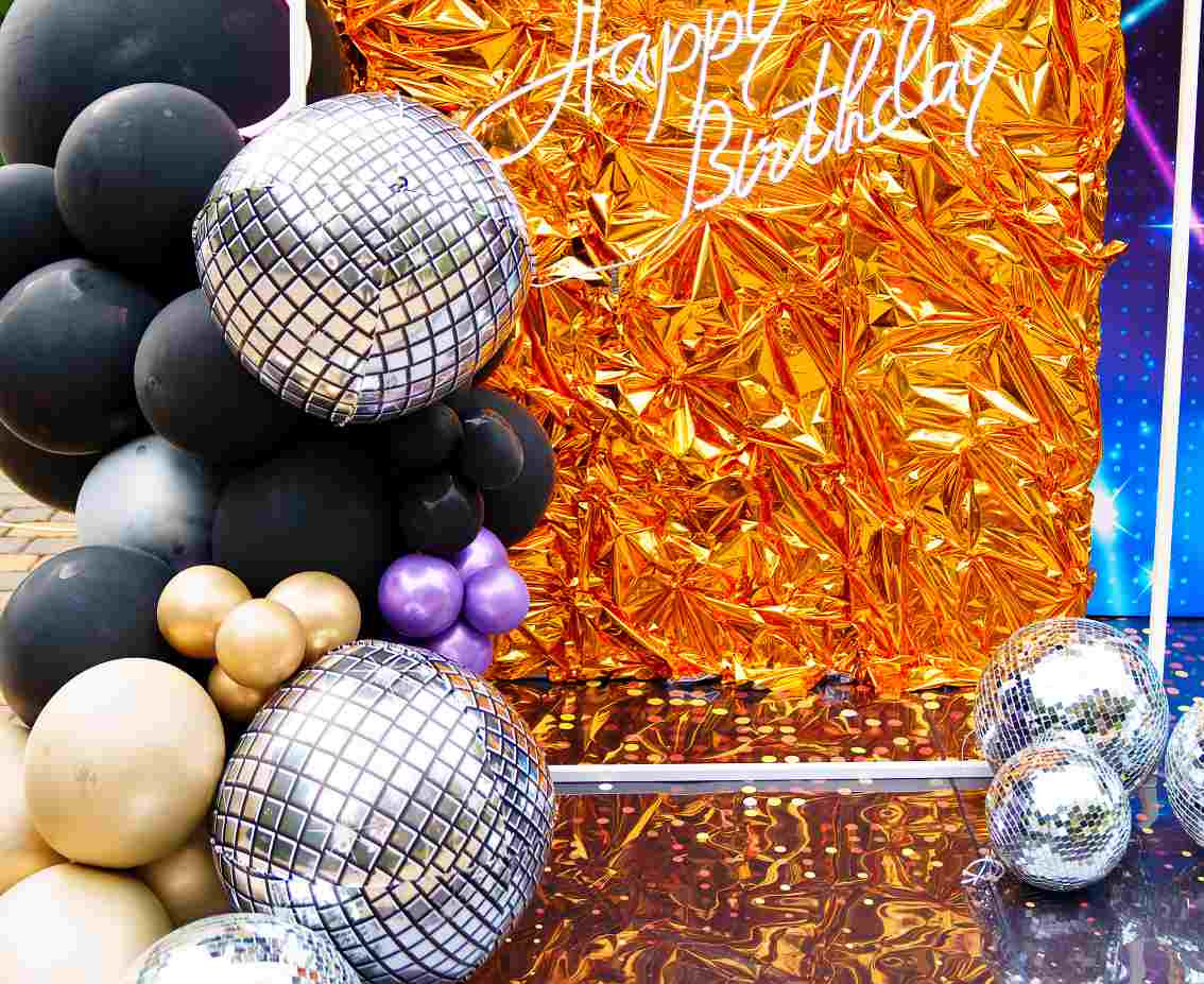 Foil Balloon 16" Sphere-Shape disco