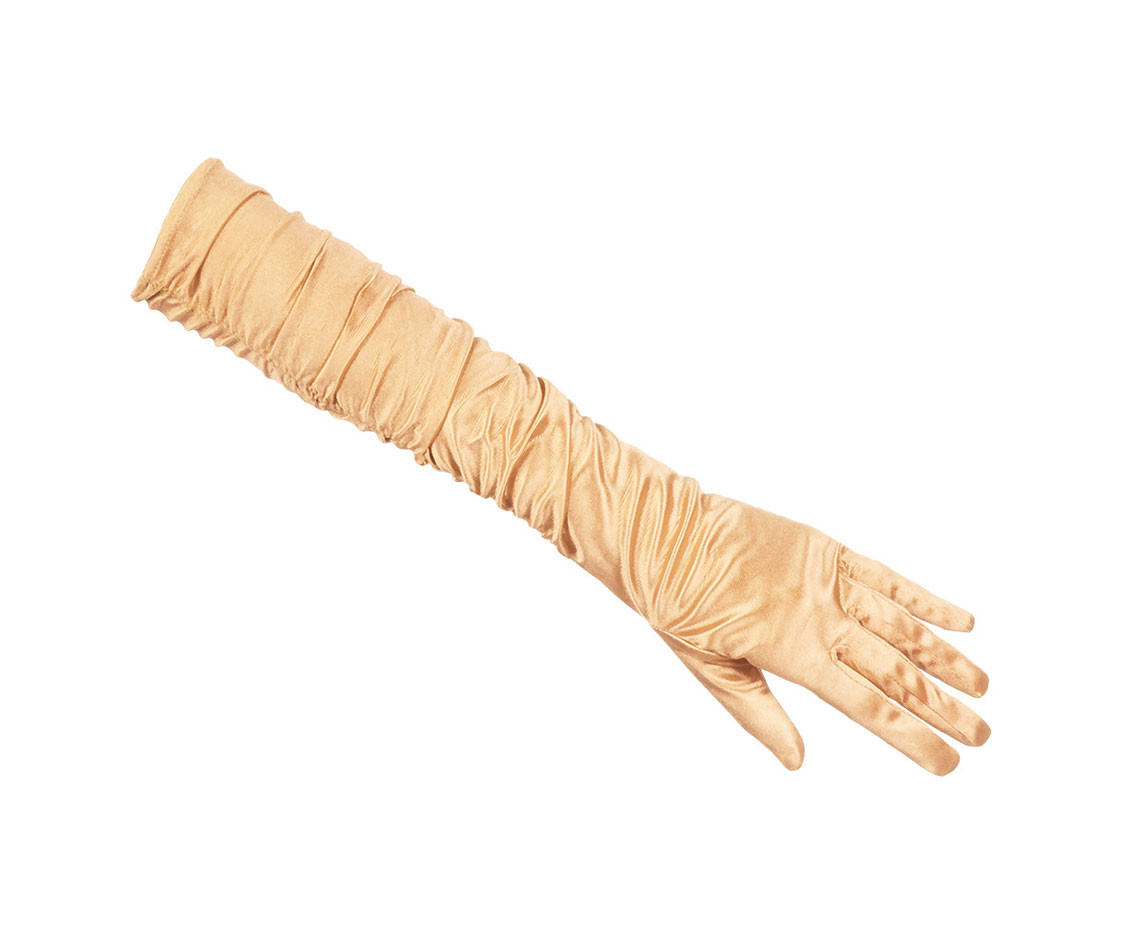 Gloves elbow Hollywood gold EOL