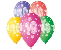 Balloons Gemar 13", pastel premium helium 10th, mix, 5pcs