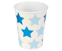 Paper cups Little Star Blue, 200 ml, 8 pcs
