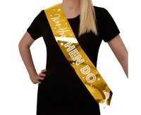 Paper hen party sashes Woo Hoo Hen Do, 4 pcs