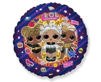 Foil balloon 18" FX - LOL: 1993,  unpacked (flat) EOL