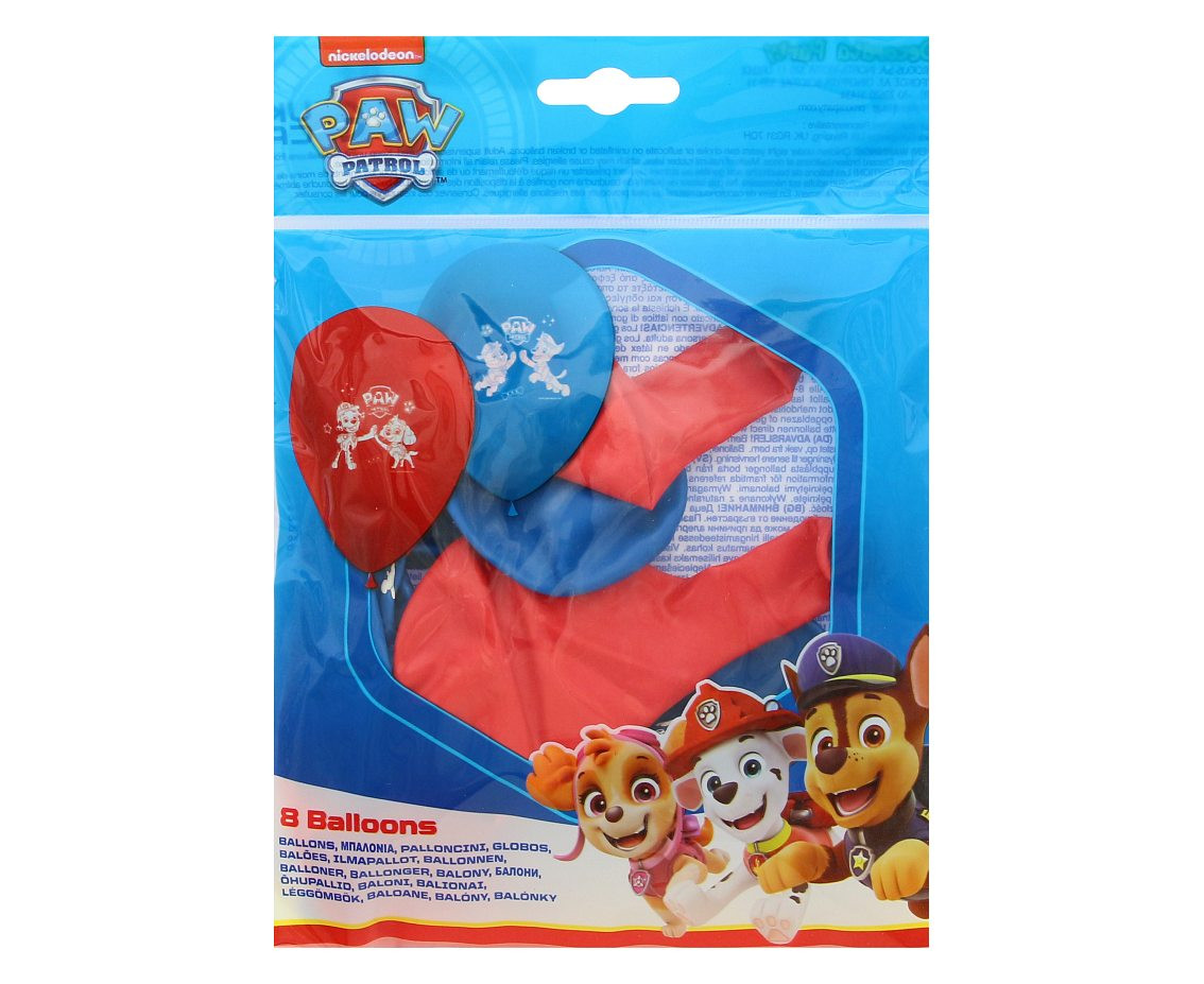 Balloon Paw Patrol, 8 pcs
