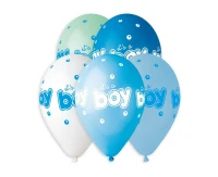Balloons Gemar 13", pastel premium helium it''''s a boy, 5pcs EOL
