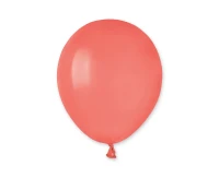 Balloons Gemar 5", pastel coral, 100pcs EOL