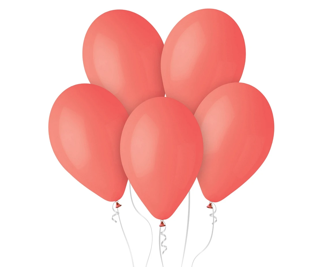 Balloons Gemar 13", pastel coral, 50pcs EOL