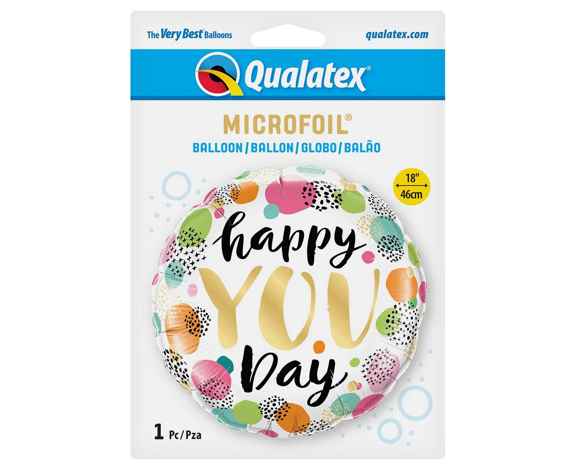 Foil balloon 18" QL Happy you day EOL