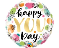 Foil balloon 18" QL Happy you day EOL