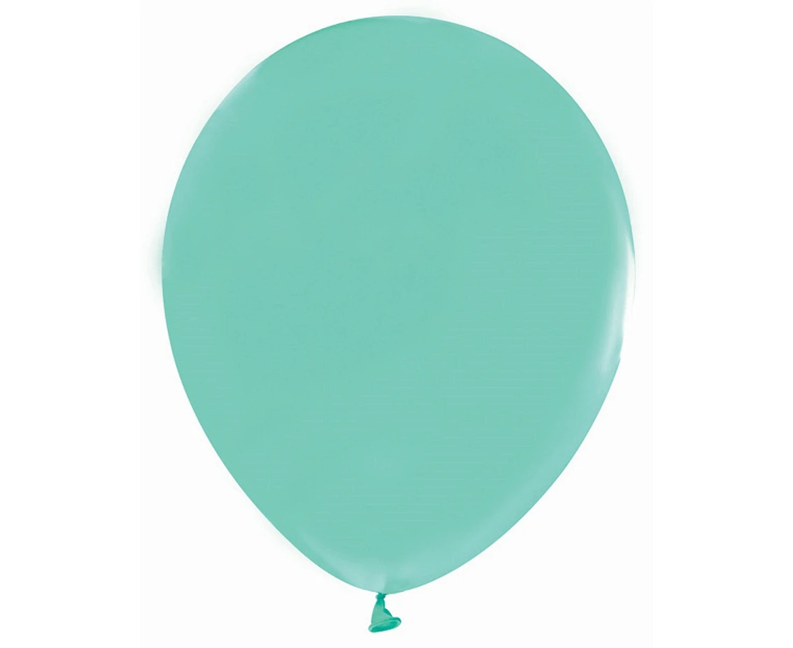 Pastel balloons Helium Formula, mint, 10", 100 pcs