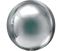 Foil balloon ORBZ Jumbo silver / 1 pc EOL