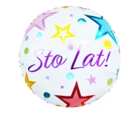 Foil balloon Sto Lat, 18"