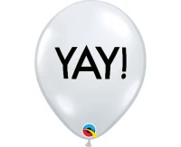 Balloons Anagram 11", QL "Yay!", 25pcs EOL