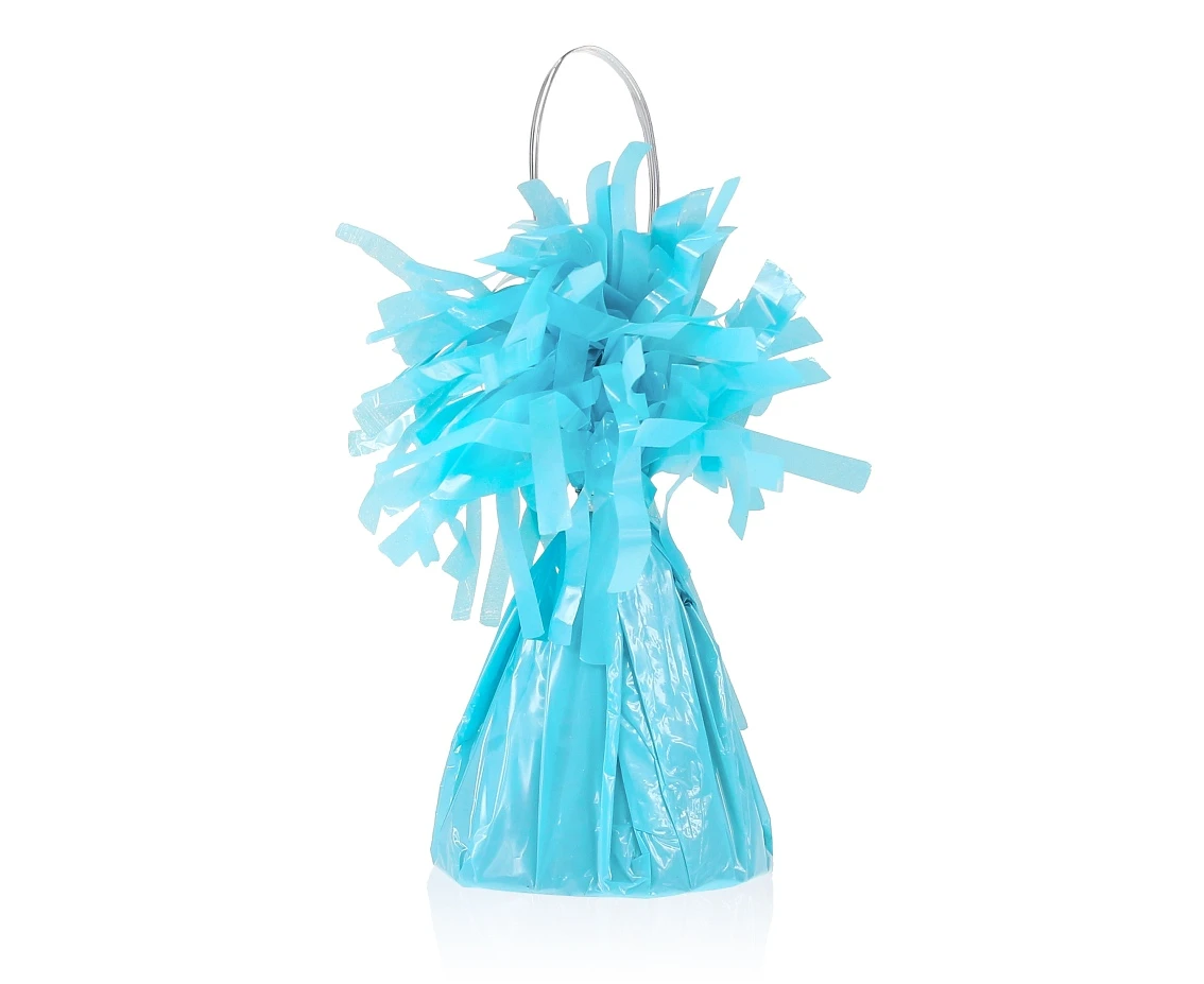 Foil weight for helium balloons, pastel blue, 160 g / 1 pc.