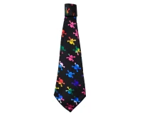 Tie colorful skull