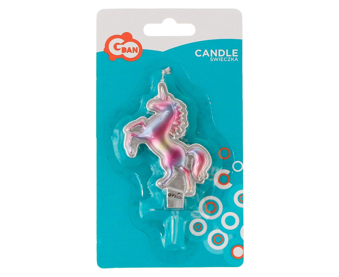 Candle Unicorn, metallic EOL