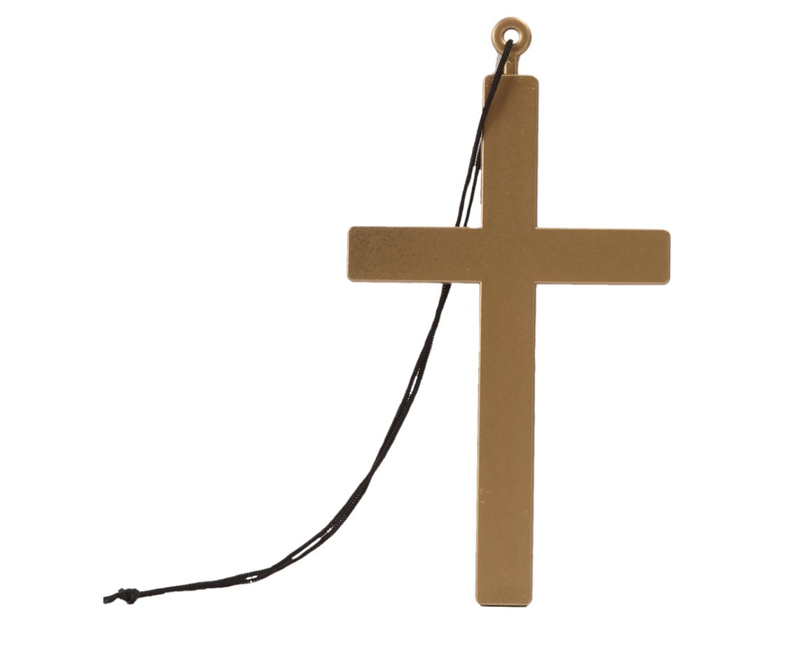 Priest cross necklace, 24 cm